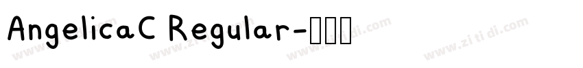 AngelicaC Regular字体转换